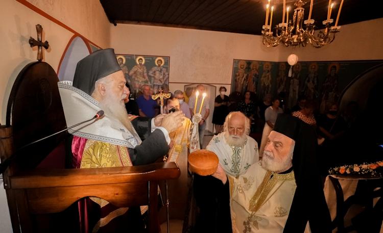 Πανηγυρικός Εσπερινός στην Ιερά Μονή της Μεταμορφώσεως του Σωτήρος Χριστού Μουτσιάλης