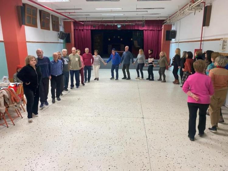 Η βασιλόπιτα του τμήματος παραδοσιακών χορών του Πολιτιστικού Ομίλου Ξηρολιβάδου