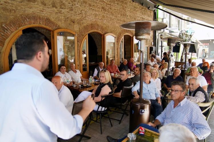 Τη Βέροια επισκέφθηκε ο Ανδρέας Σπυρόπουλος, Γραμματέας της ΚΠΕ και υποψήφιος Ευρωβουλευτής με το ΠΑΣΟΚ